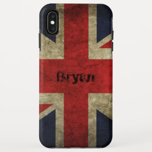  Grunge Britse vlag iPhone XS Max Hoesje
