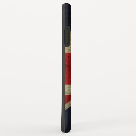  Grunge Britse vlag Case-Mate iPhone Case (Achterkant/rechts)