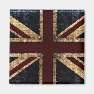 grunge Britse vlag magneet