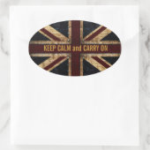 grunge Britse vlag sticker (Tas)