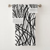 Grunge brossé noir et blanc (En situation)