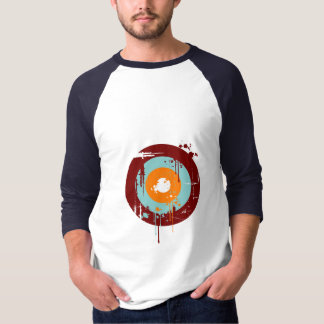 grunge bullseye t-shirt