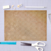 Grunge Burnt Sinaasappel Retro Tissuepapier (Craft)