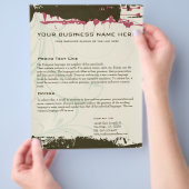 Grunge Business Design Flyer (Hand)