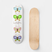 Grunge Butterflies Skateboard (Voorkant)