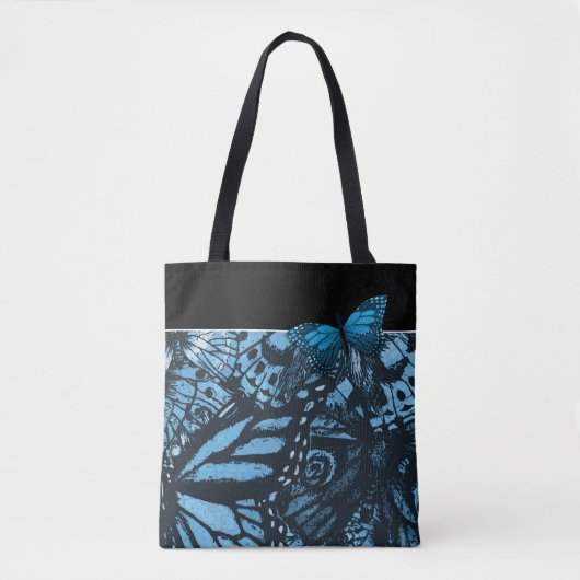 Grunge Butterfly Art Tote Bag (Voorkant)