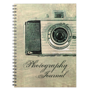 Grunge camera - Aangepast notebook Notitieboek