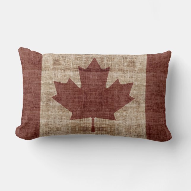 Grunge canadese zeeluid kussen (Voorkant)