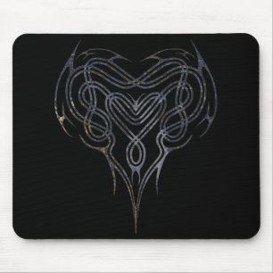 Grunge Celtic Heart Knot Muismat