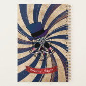 Grunge Circus Suiker Skull Ringmeester Planner (Achterkant)