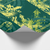 Grunge City Graphic Cadeaupapier