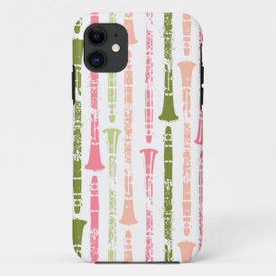 Grunge Clarinet iPhone 11 Hoesje