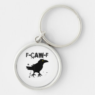 Grunge Coffee F Kraai F Kraai Humor Creatieve Stij Sleutelhanger
