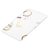 Grunge Coffestain Magnet Magneet (Linkerzijde)