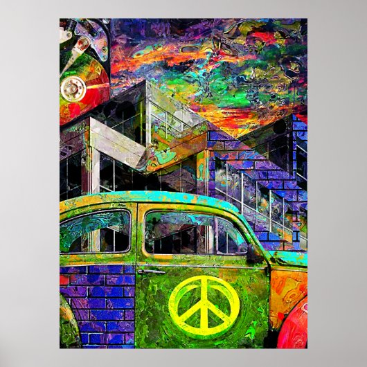 Grunge Collage Poster (Voorkant)