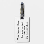 Grunge Colorado Flag Bagagelabel (Achterkant verticaal)