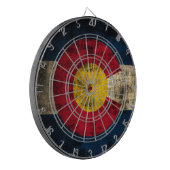 Grunge Colorado Flag Dartbord (Voorkant Links)