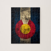 Grunge Colorado Flag Legpuzzel (Verticaal)