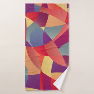 Grunge coloré : Arrière - plan des triangles géomé