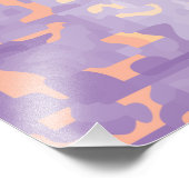 Grunge Colorée Mains Impression photo (Coin)