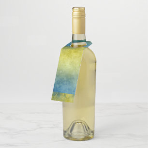 Grunge Colors - Yellow & Blue Flessenhanger