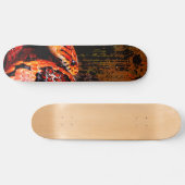 Grunge Corn Snake Coiled Skateboard (Horizontaal)
