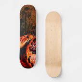 Grunge Corn Snake Coiled Skateboard (Voorkant)