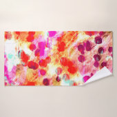 Grunge couleur point texture arrière - plan (Serviette de bain)