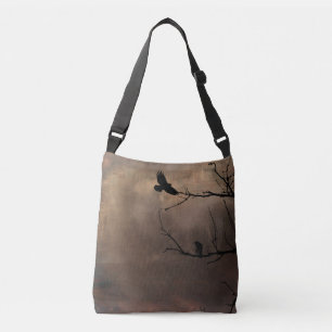 Grunge Crows Crossbody Tas