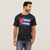 Grunge Cuba Flag T-shirt (Voorkant volledig)