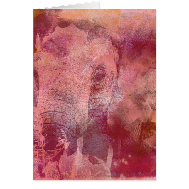 Grunge d'éléphant rose (Devant)