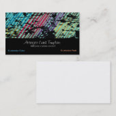 Grunge Design Carte de visite (Devant / Derrière)