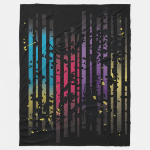 Grunge Design Fleece Blanket Deken