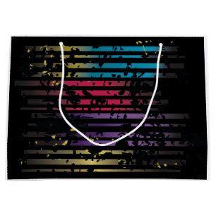 Grunge Design Gift Bag Large Cadeauzakje