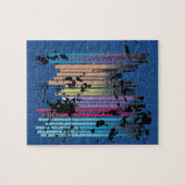 Grunge Design Puzzle Legpuzzel (Horizontaal)