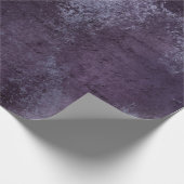 Grunge Distress Paars Plum Violet Abstract Cadeaupapier (Hoek)