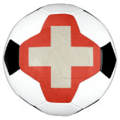 Grunge drapeau d'État souverain de la Suisse (Tourné)