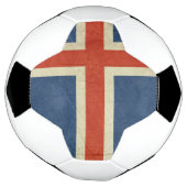 Grunge drapeau d'État souverain de l'Islande (Tourné)