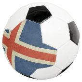 Grunge drapeau d'État souverain de l'Islande (3/4)