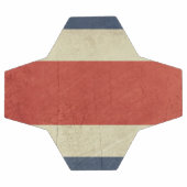 Grunge drapeau d'État souverain du Costa Rica (Plat)