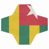 Grunge drapeau d'État souverain du pays du Togo (Plat)