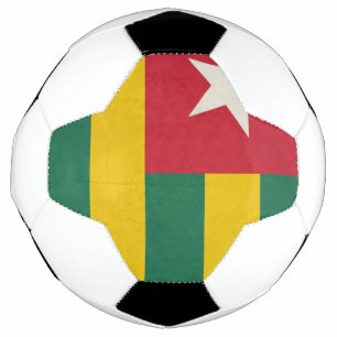 Grunge drapeau d'État souverain du pays du Togo