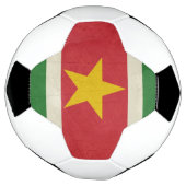 Grunge drapeau d'État souverain du Suriname (Tourné)