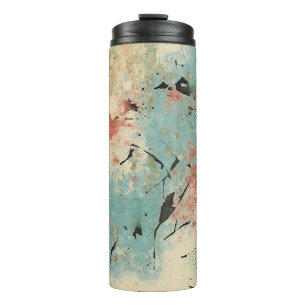 Grunge Droge Verftexturen Thermische Tumbler Thermosbeker