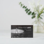 Grunge Drummer Carte de visite (Debout devant)