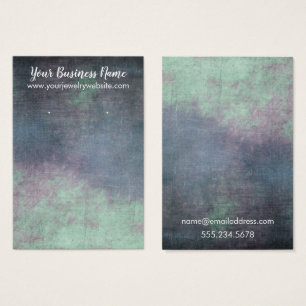 Grunge Earring Holder Display Cards Visitekaartje