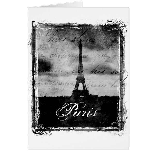 Grunge Edge Textured Paris (Voorkant)