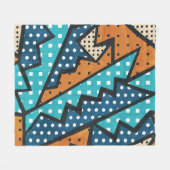 Grunge effect  doekpatroon fleece deken (Voorkant (Horizontaal))