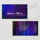 Grunge élégante de carte de visite de spa de salon (Devant / Derrière)