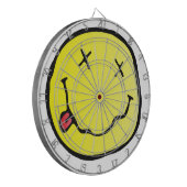 grunge emoji dartbord (Voorkant Links)
